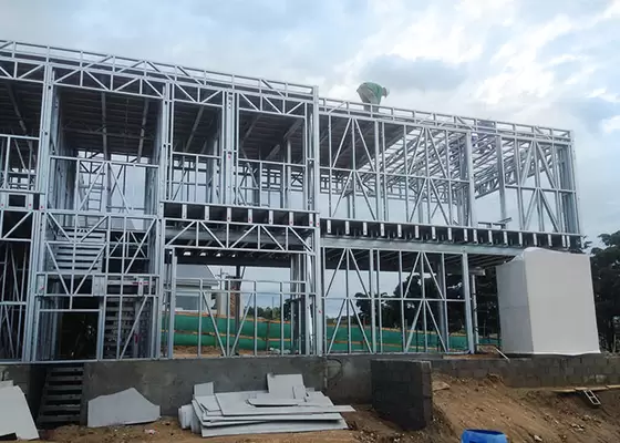 Light Steel Frame Prefab Villa Home Quick Assemble Prefabricated Modular Homes Kit