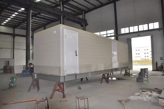 Steel Frame Prefab Modular Homes , Mobile Guard House For People Living