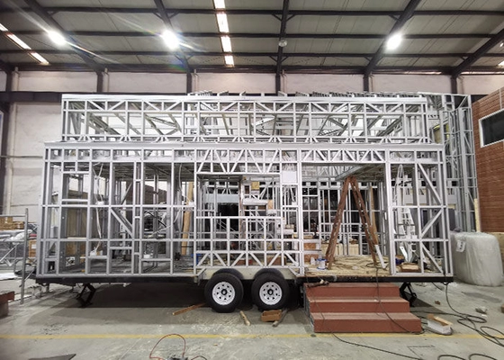 Tiny House With Bathroom And Kitchen Luxury Prefabricated Home Ready To Ship