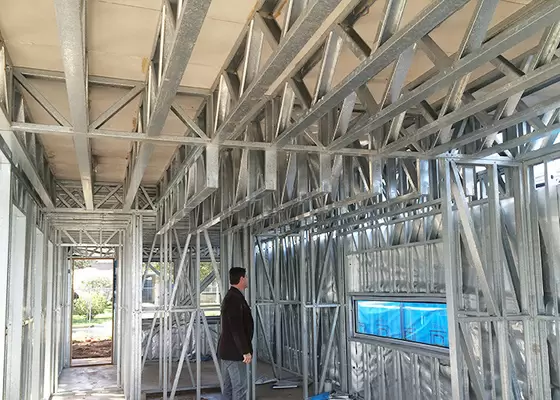 Light Steel Prefabricated Apartment Buildings , Snow Resist Portable House