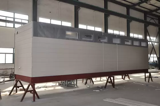 Steel Frame Prefab Modular Homes , Mobile Guard House For People Living