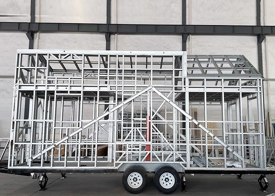 Prefabricated Modular Home Tiny Home On Wheels With Light Steel Frame Modular Home