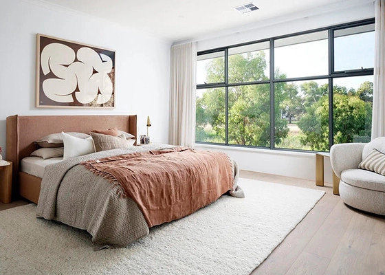 Luxury Prefab Villa 2 Story Steel Frame Modular Home US / AU / EU Standard Prefabricated House Kits