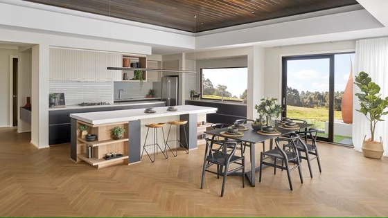 AS/NZS/USA Affordable Modular Prefab Homes With Light Gauge Steel Frame Modular Home Kit